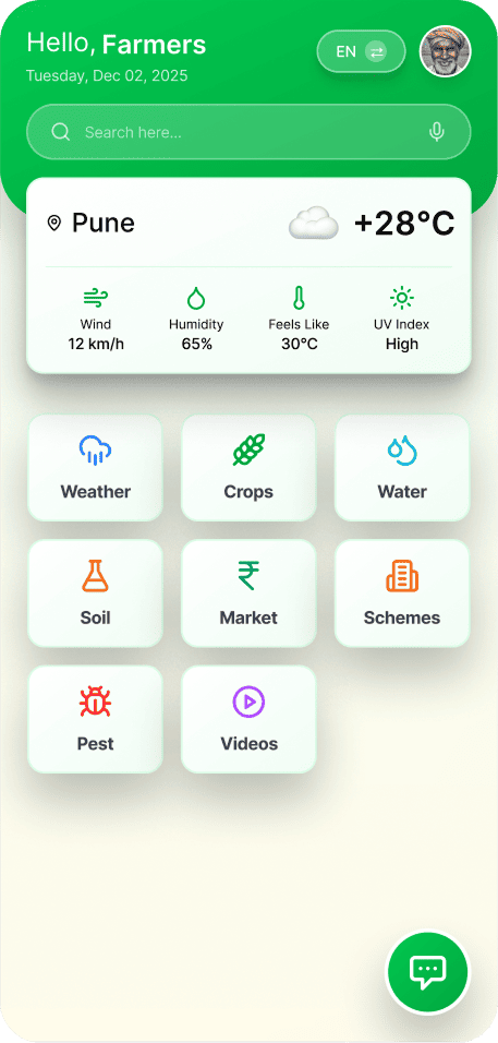 Smart Shetkari App Screenshot